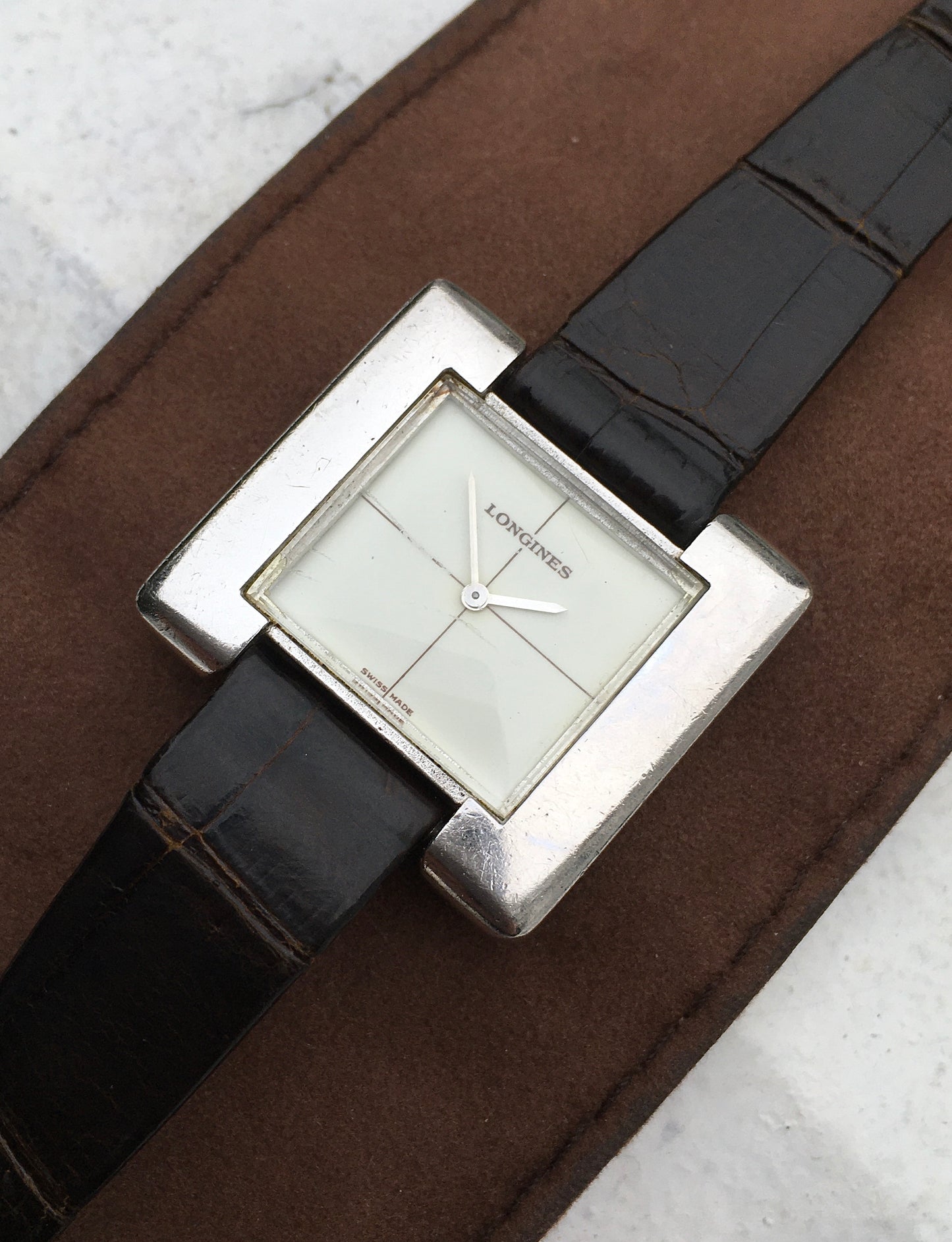 Vintage 1970s Sterling Silver Serge Manzon Longines