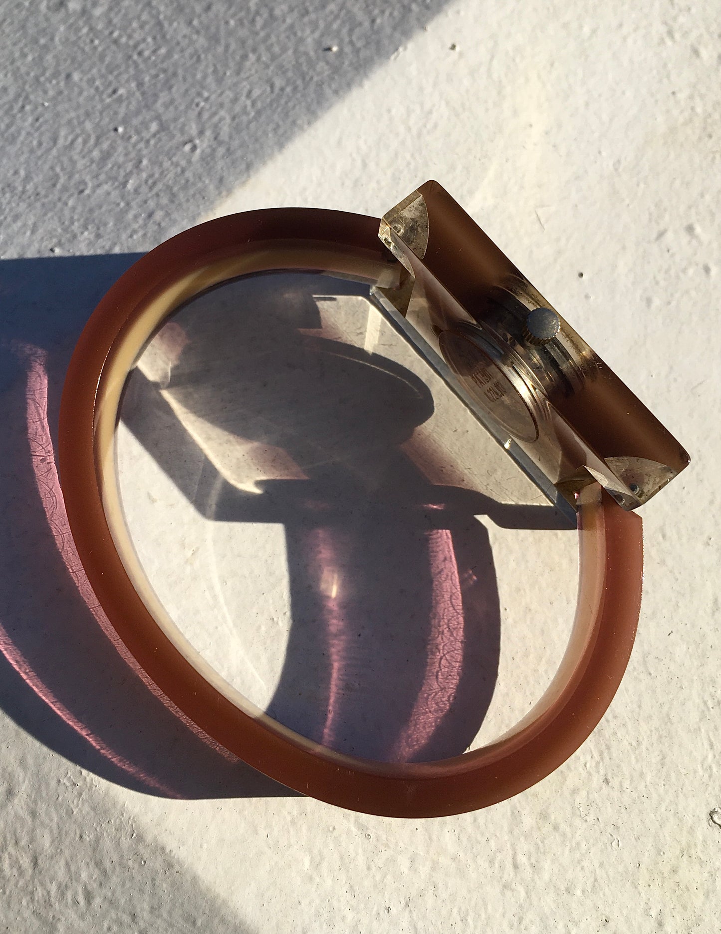 Vintage 1970s Lucite Gucci