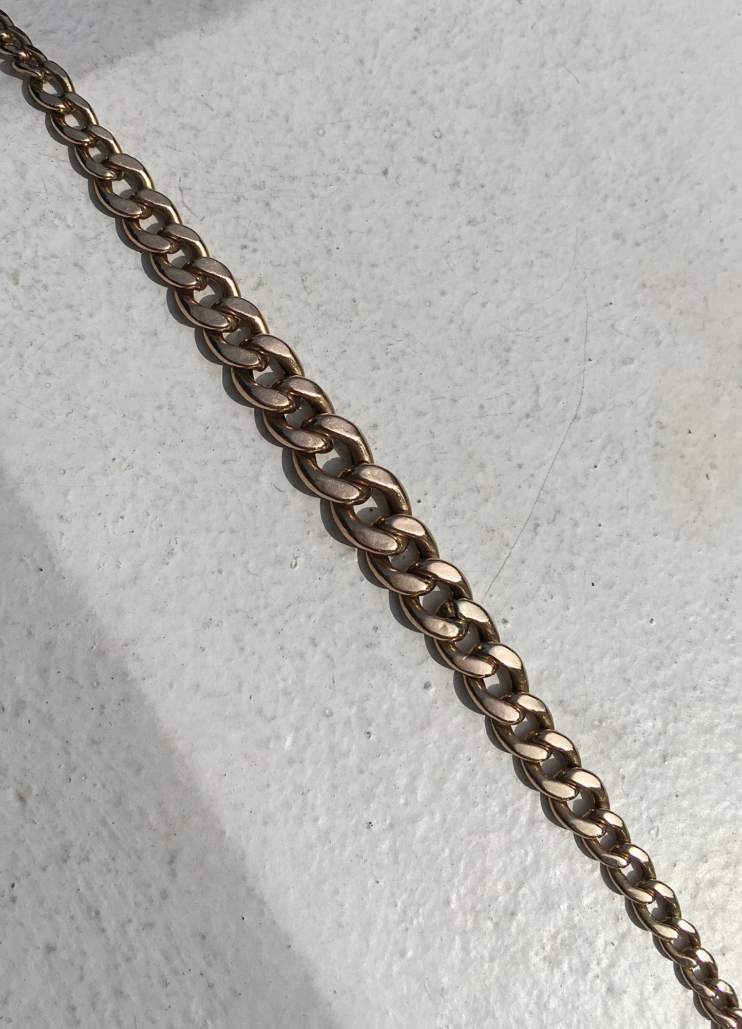 9ct Rose Gold Curb Link