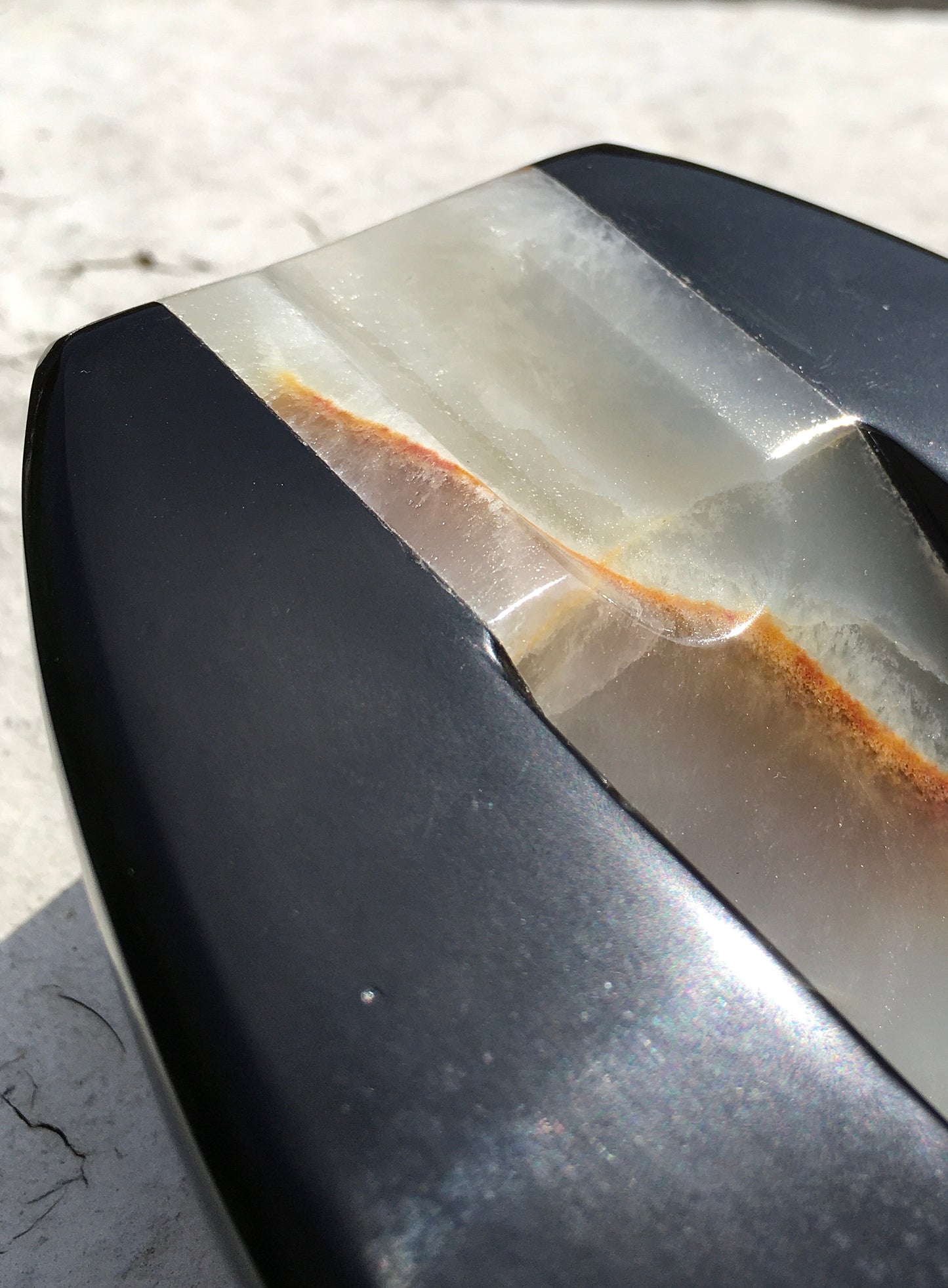 Agate & Onyx Cigar Ashtray