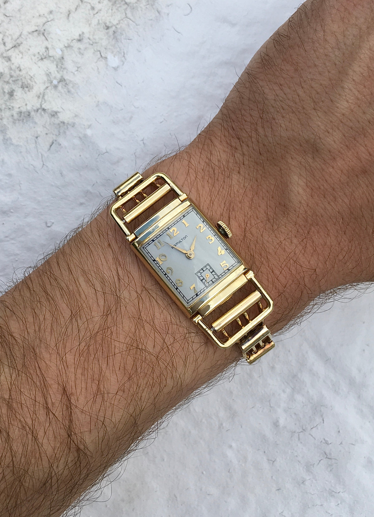 Vintage 1950s Gold Filled Hamilton