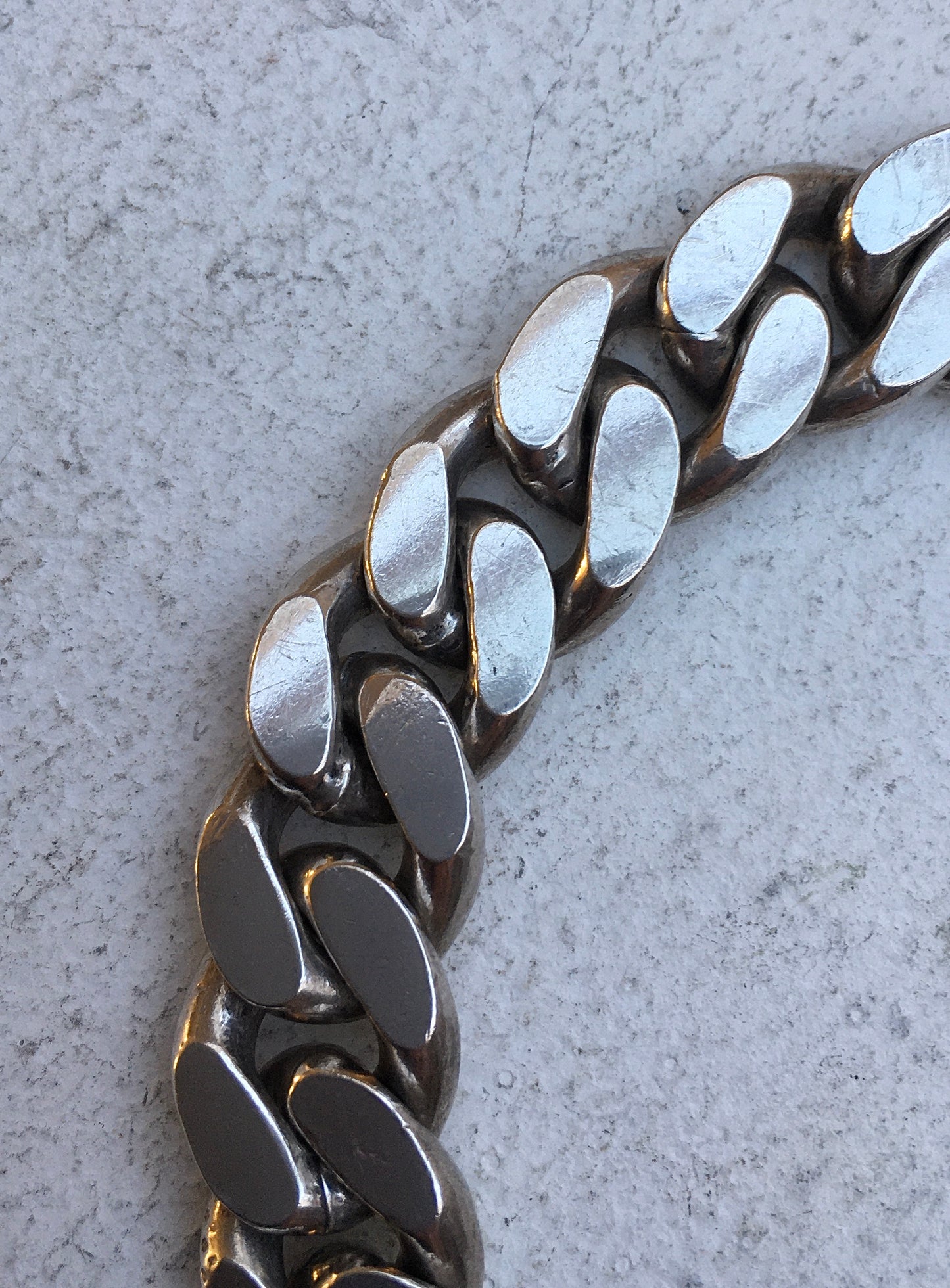 Heavy Sterling Silver Curb Link