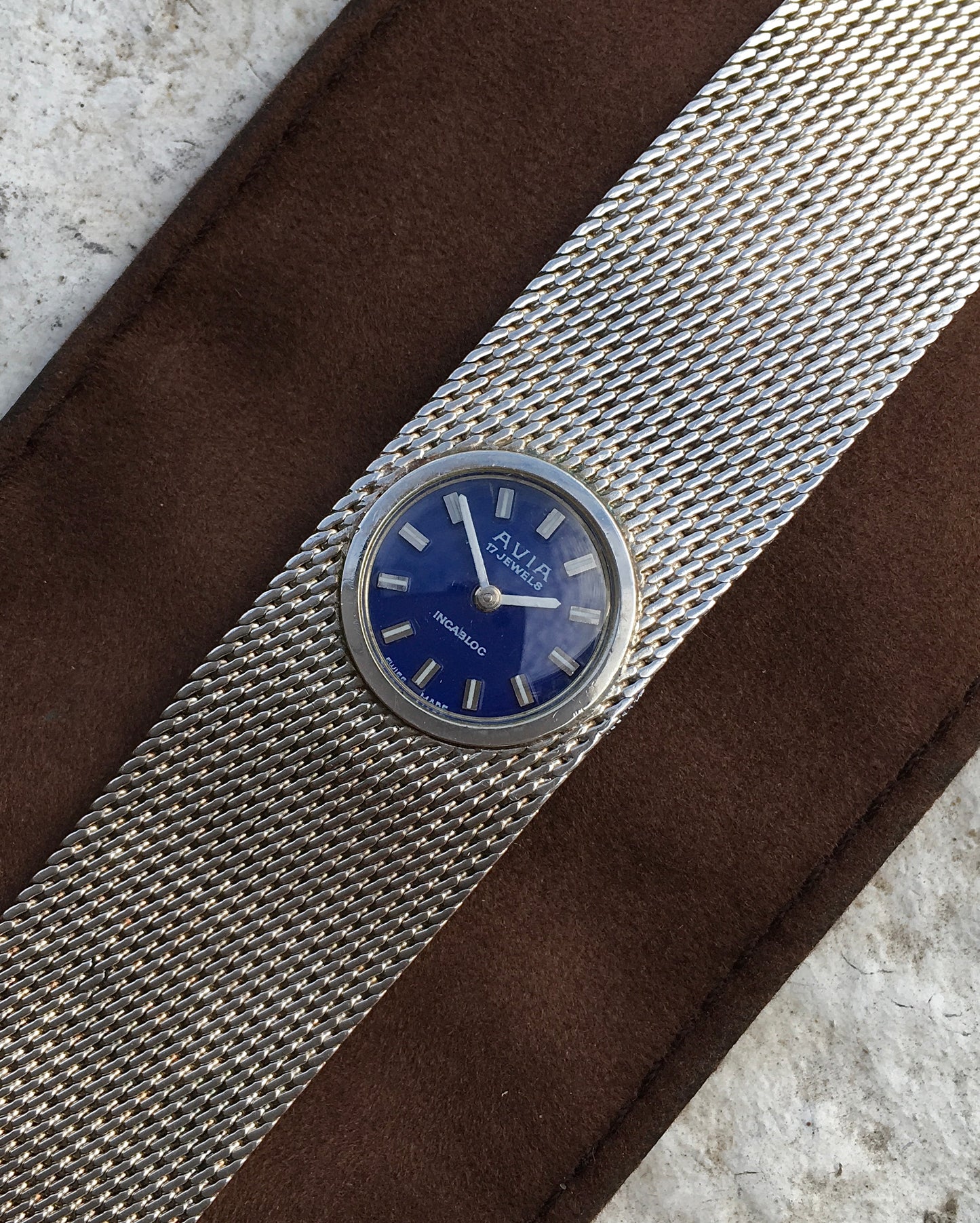 Vintage 1970s Sterling Silver Avia