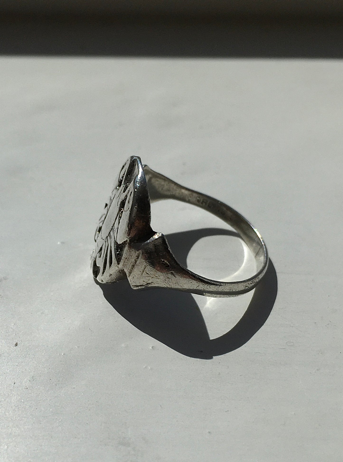 Vintage Sterling Silver Zodiac Ring