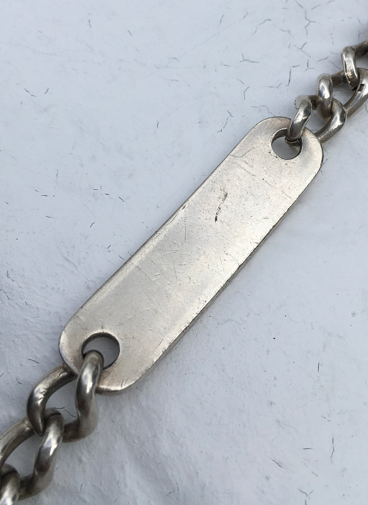 Vintage 1970s Identity Curb Link