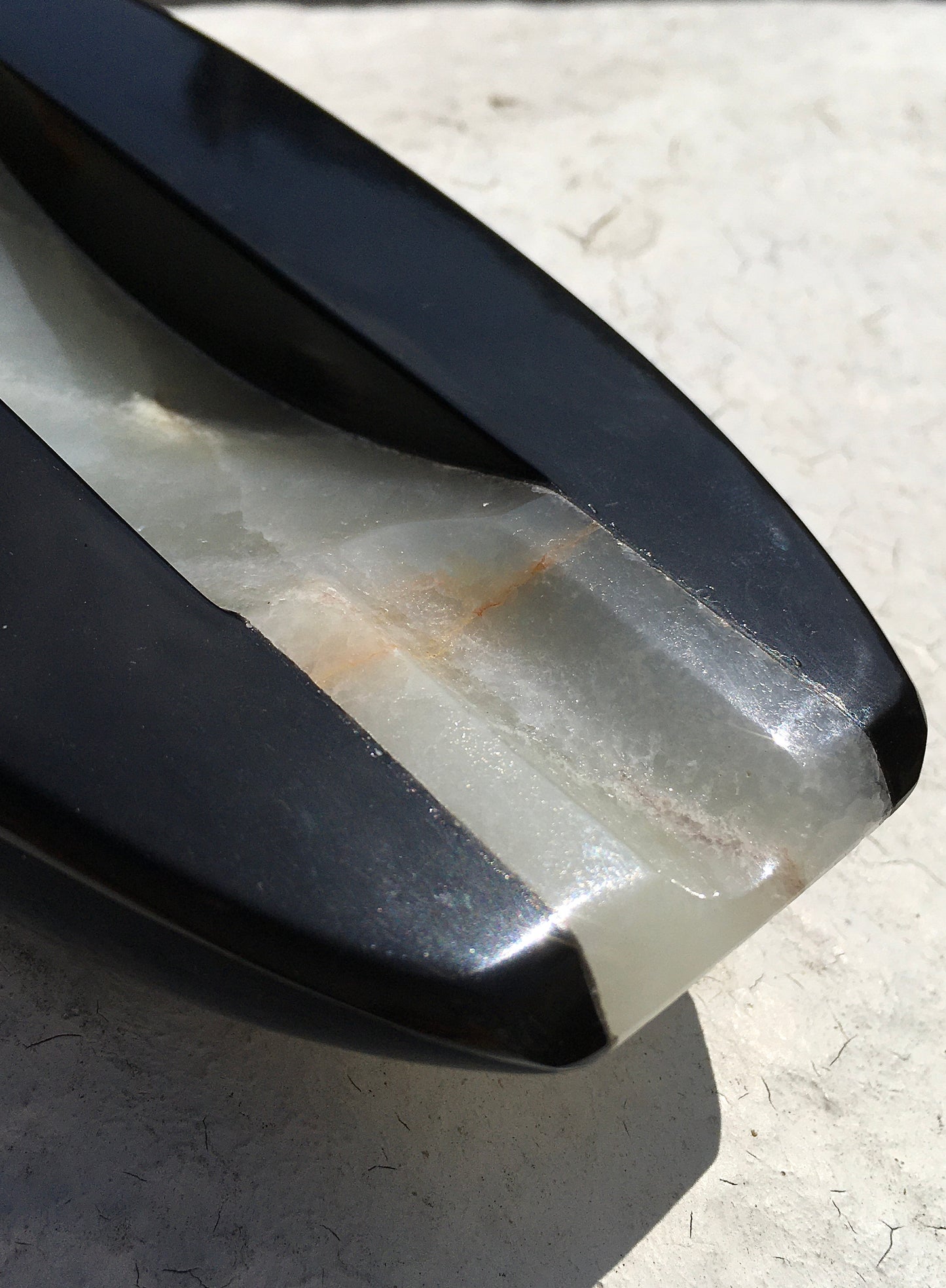 Agate & Onyx Cigar Ashtray