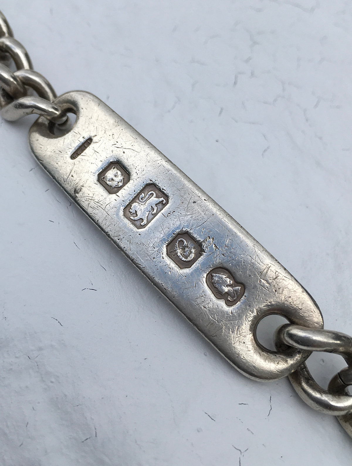 Vintage 1970s Identity Curb Link