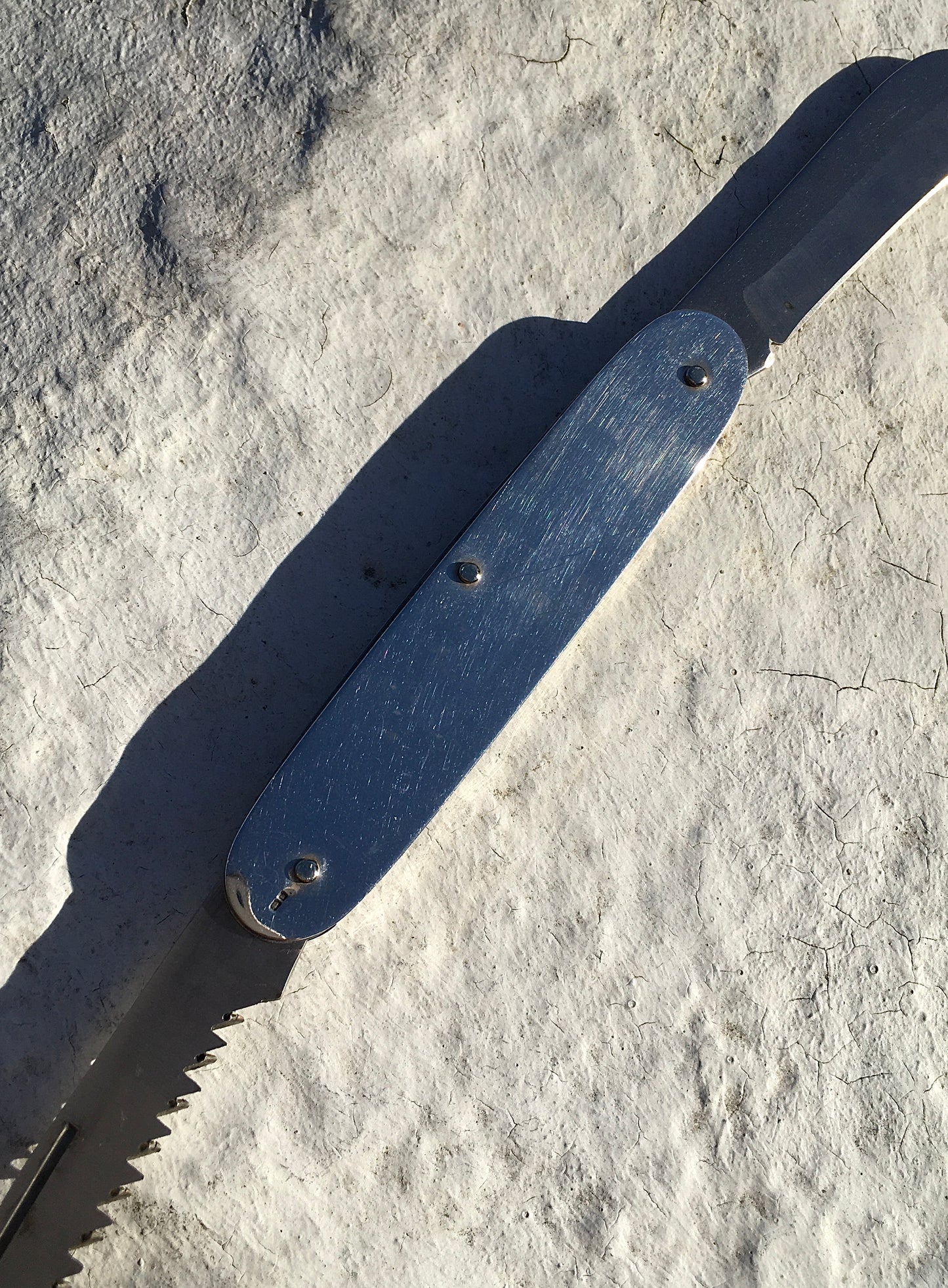 Large Sterling Silver Pocket Knife