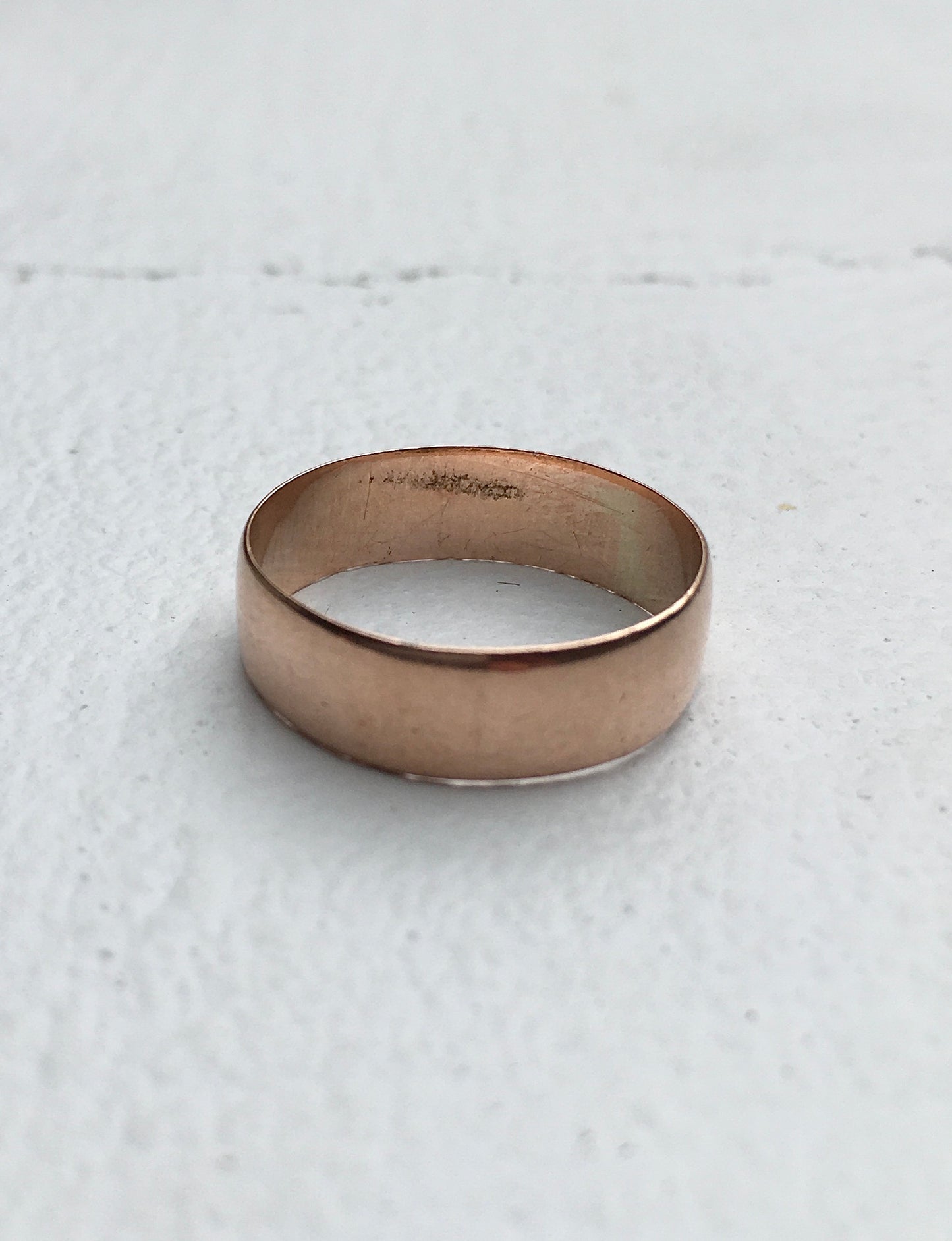 Antique Edwardian Rose Gold Band
