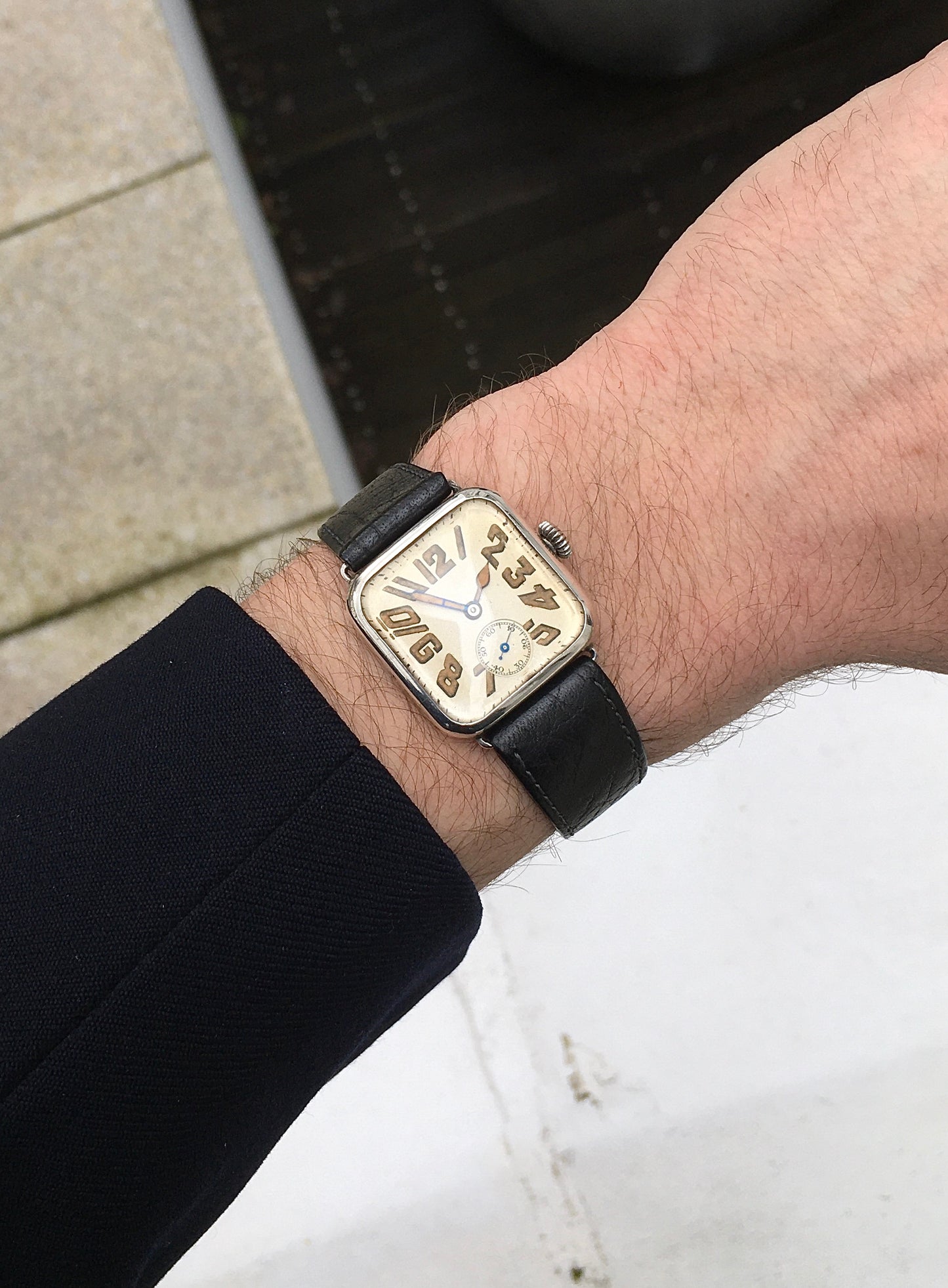 Antique Sterling Silver Wristwatch