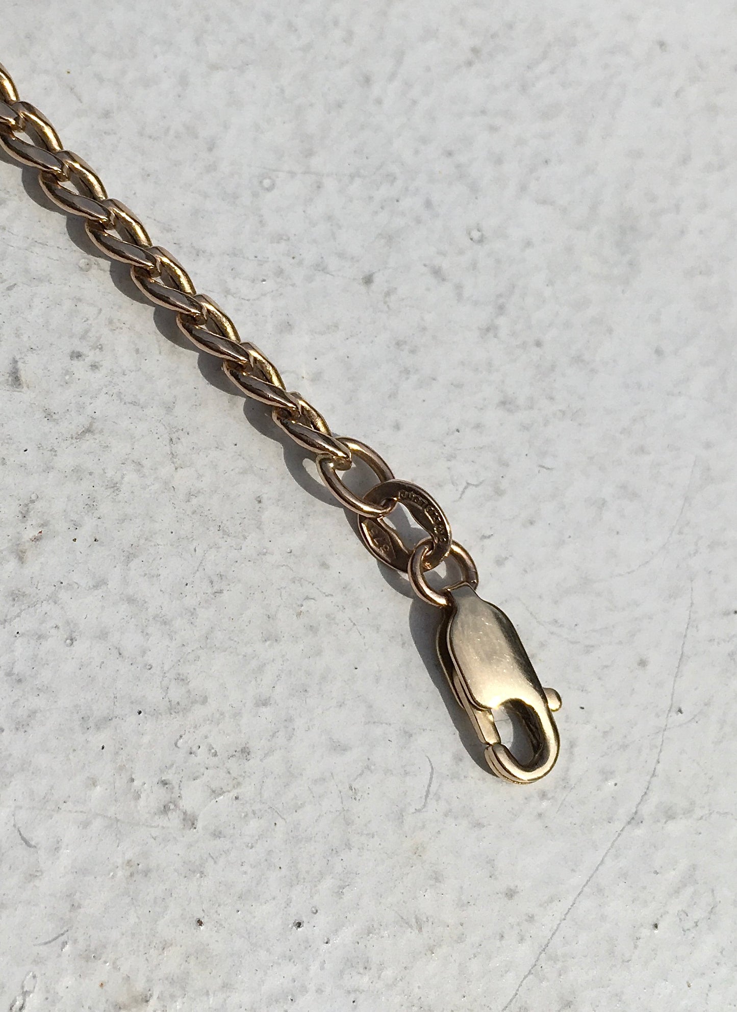 9ct Rose Gold Curb Link
