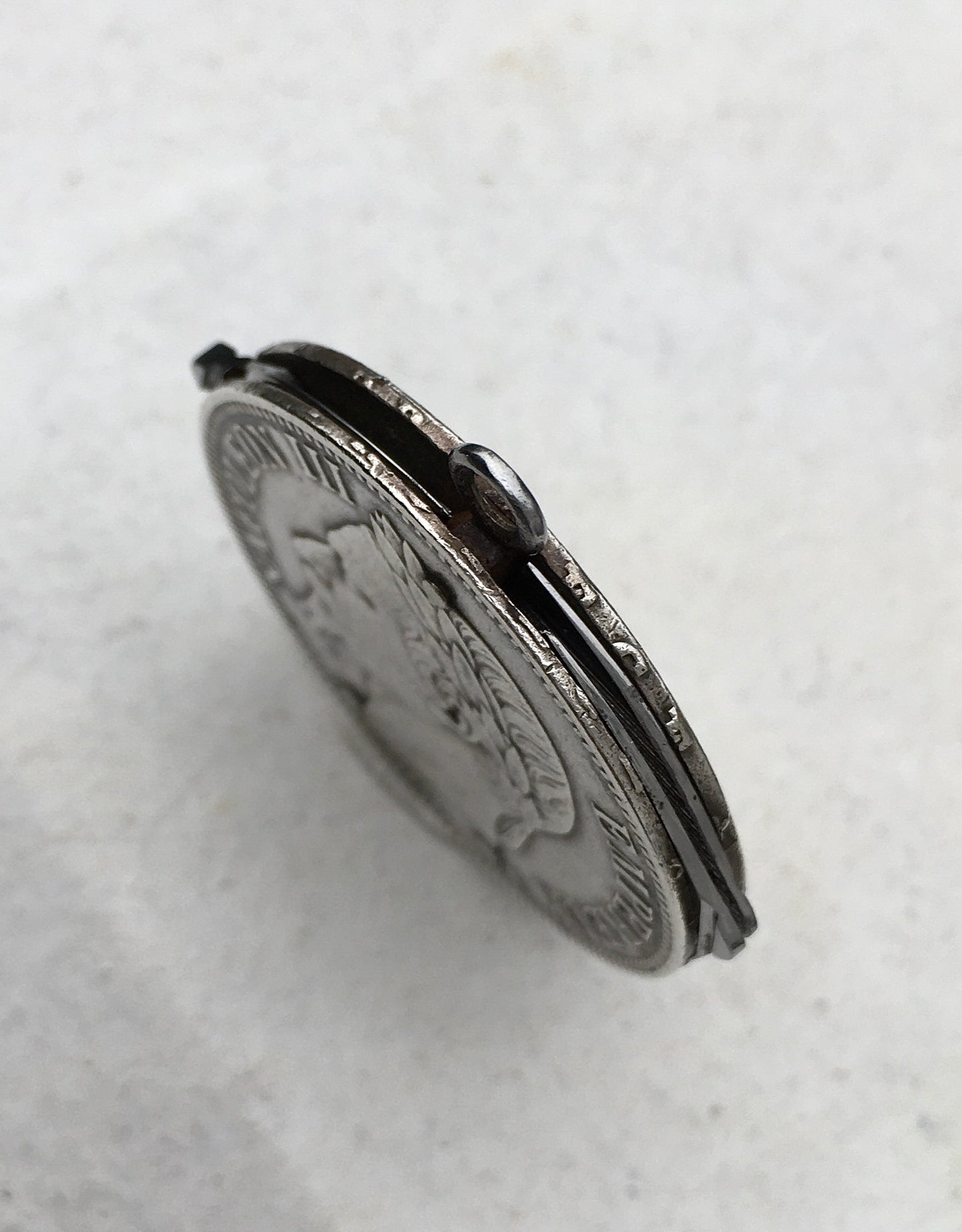 Silver Eloi Pernet 5 Franc Coin Knife