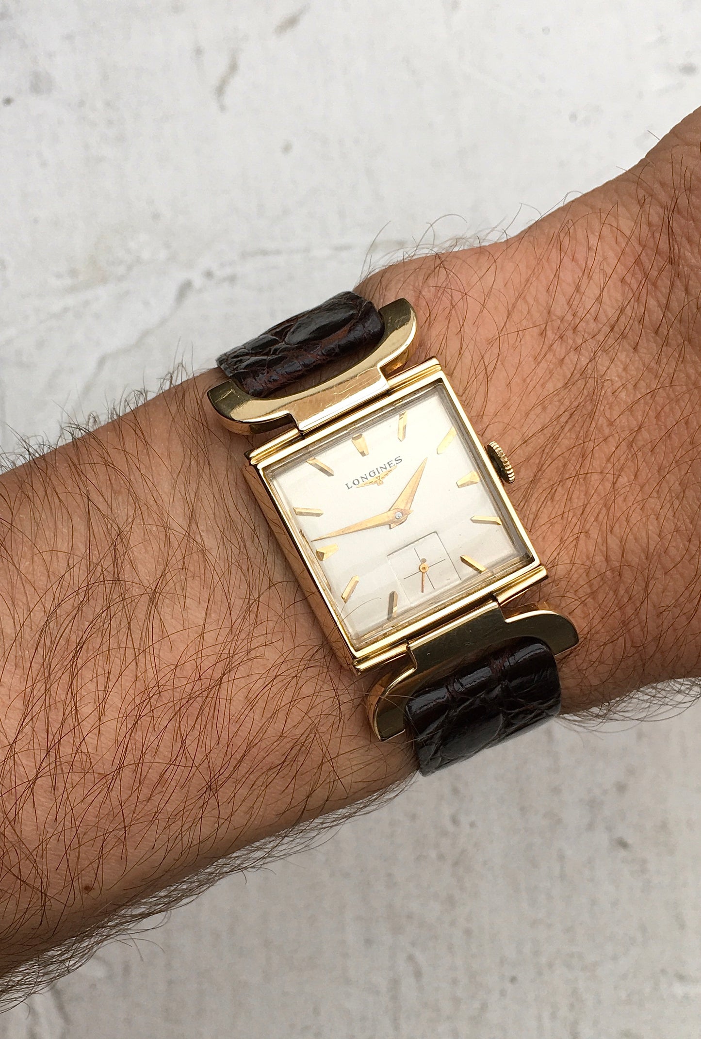 1950s 14k Gold Longines