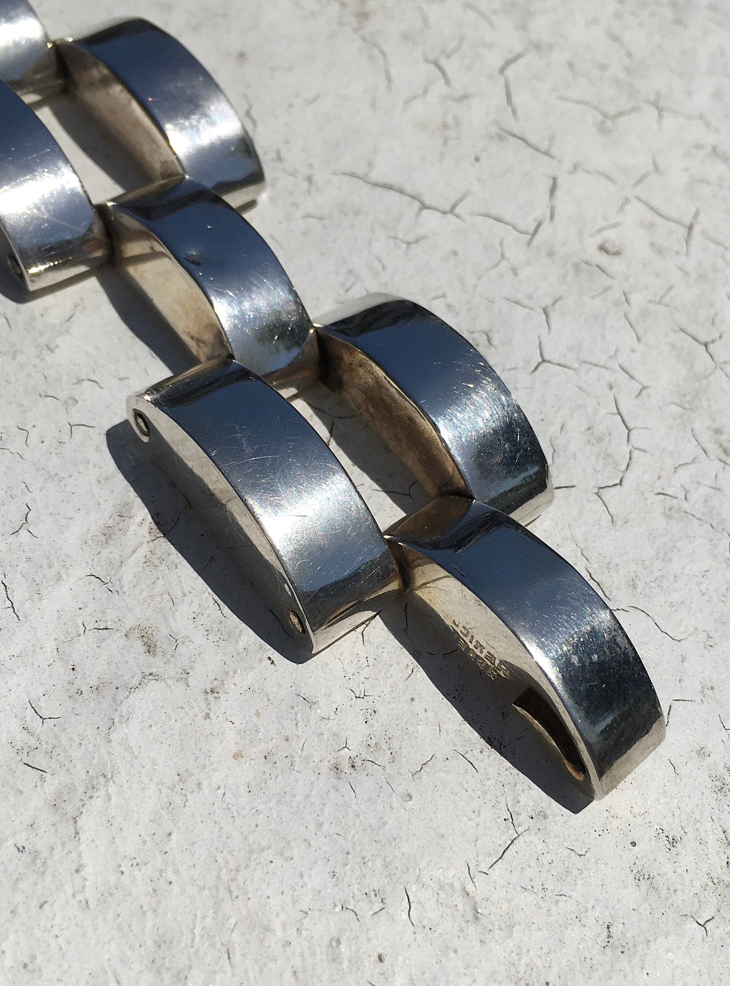 Vintage Sterling Silver Panther Bracelet