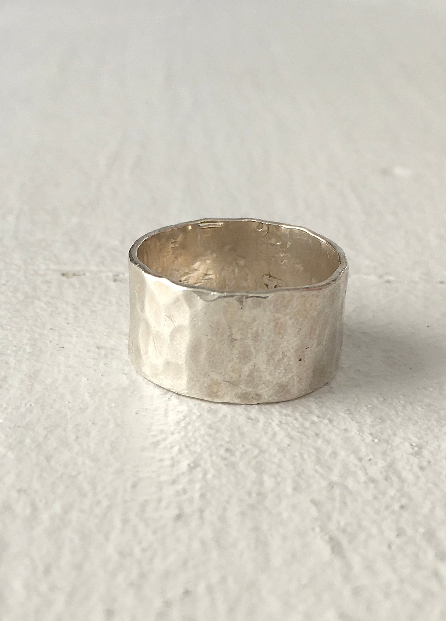 Sterling Silver Hammered Ring