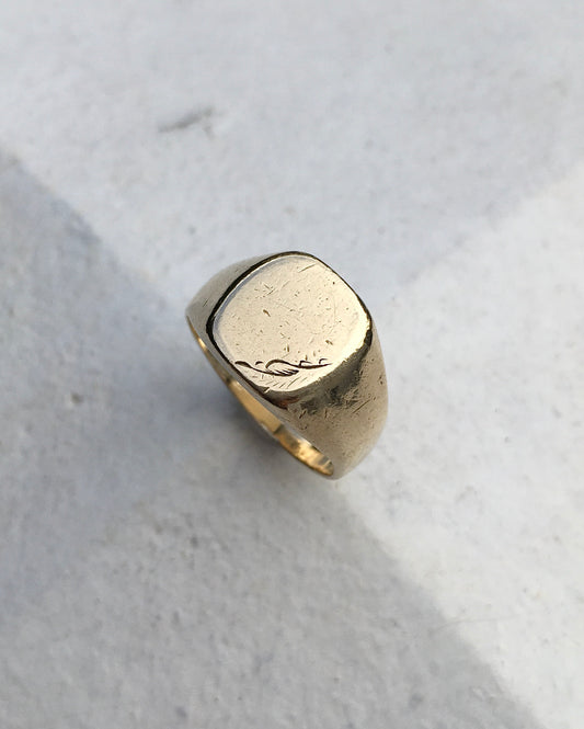 Vintage 9ct Gold Signet