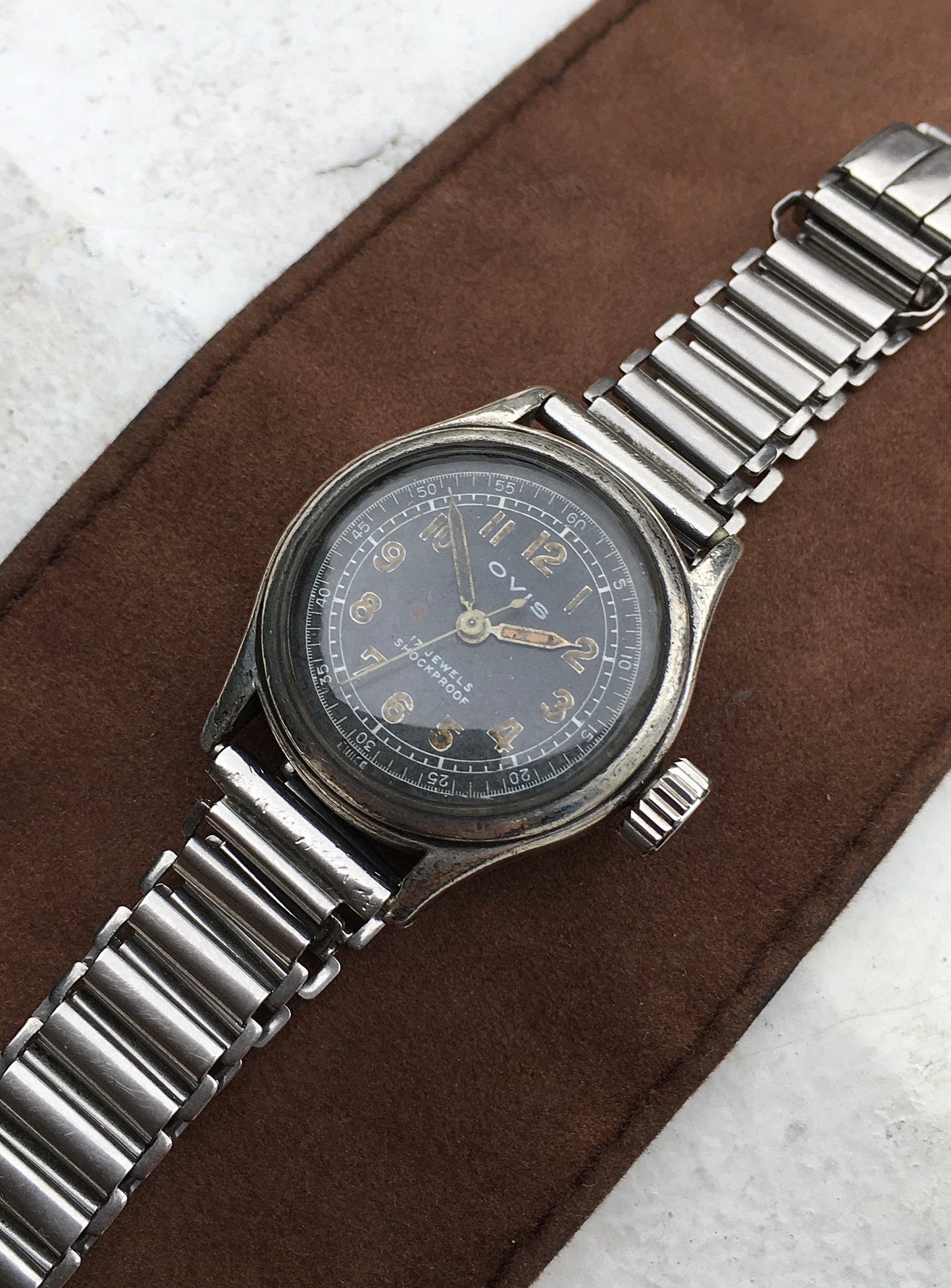 Vintage Sterling Silver Military Ovis