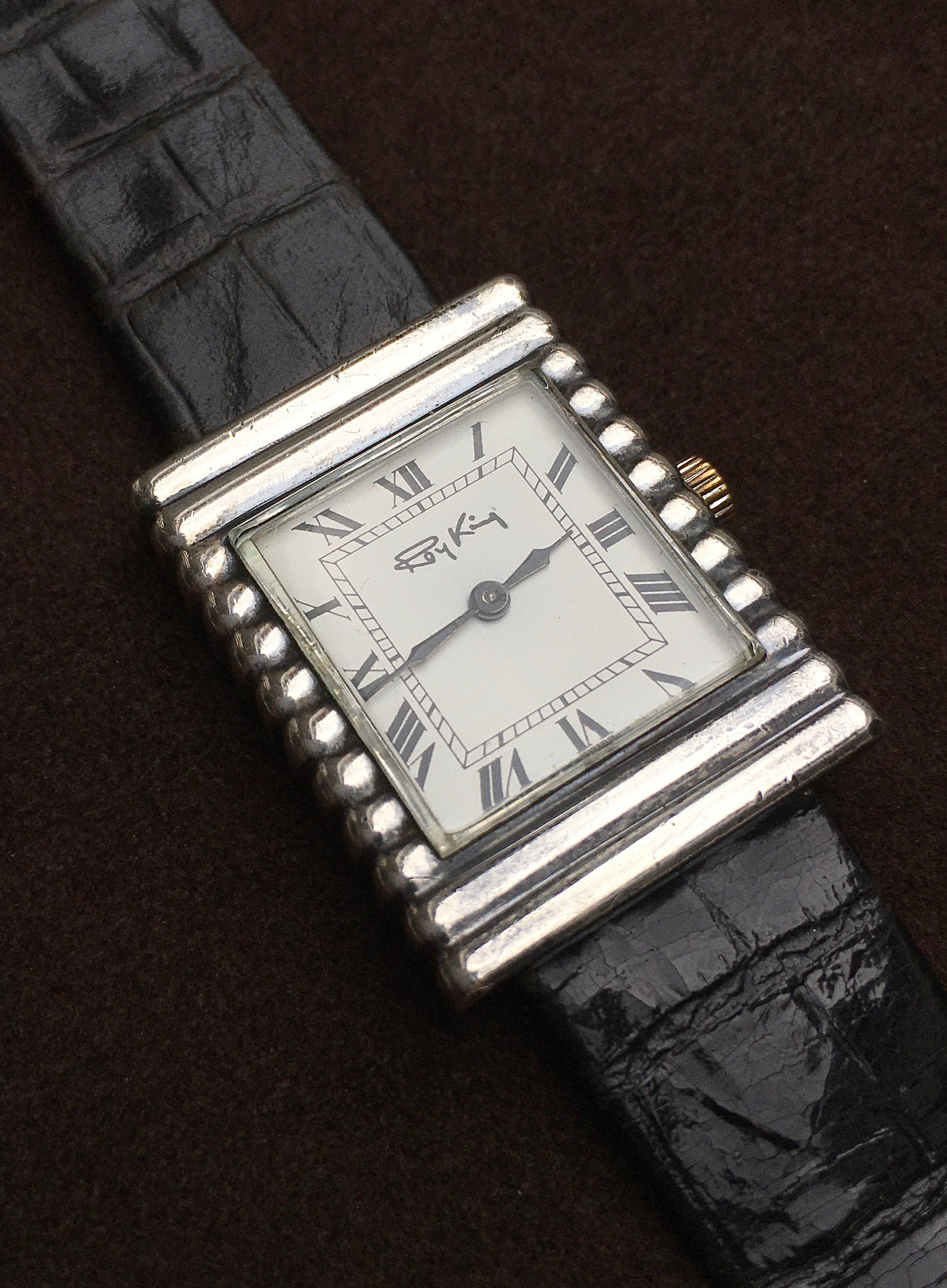 1970s Sterling Silver Roy King Wristwatch