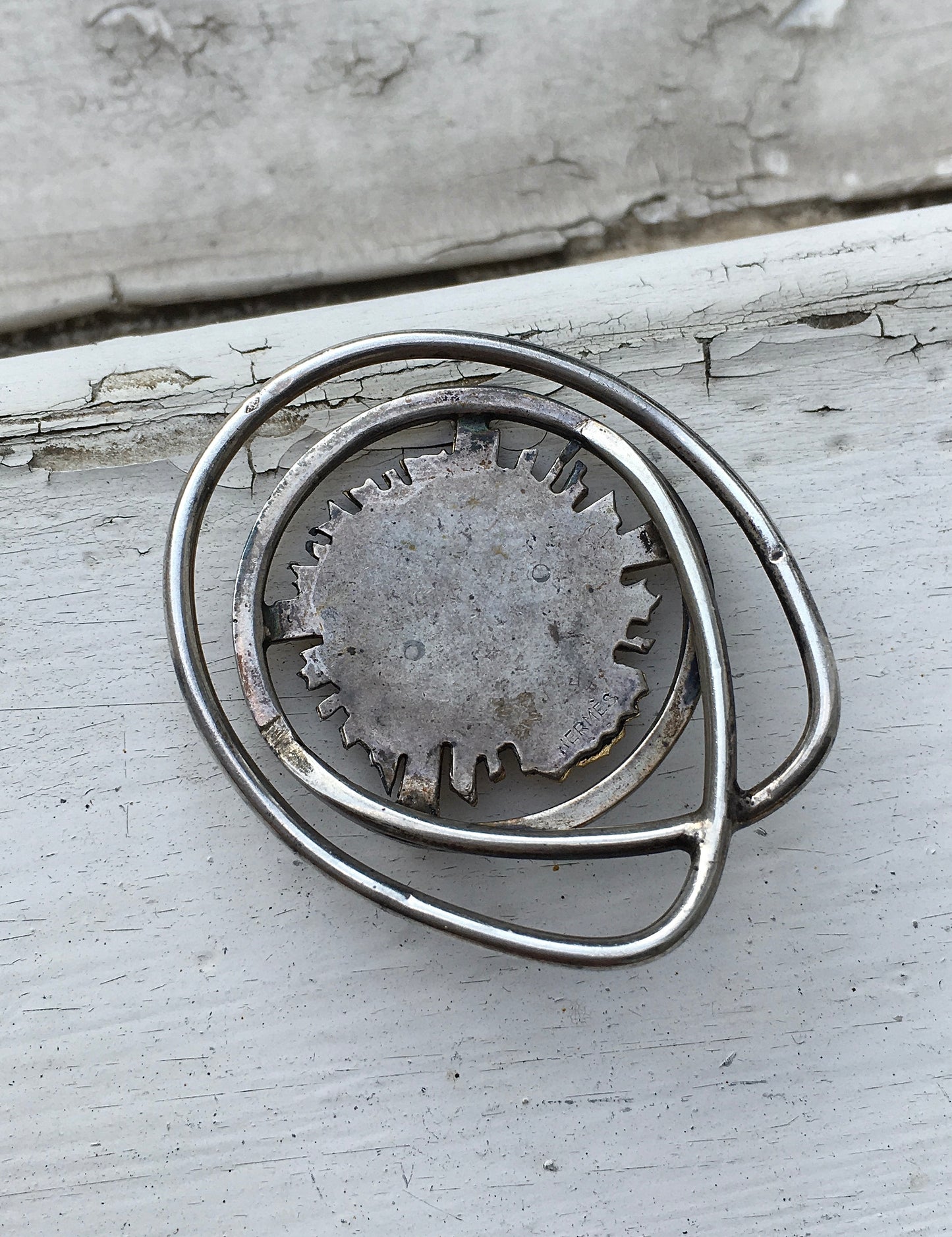 Vintage Silver Hermès Money Clip