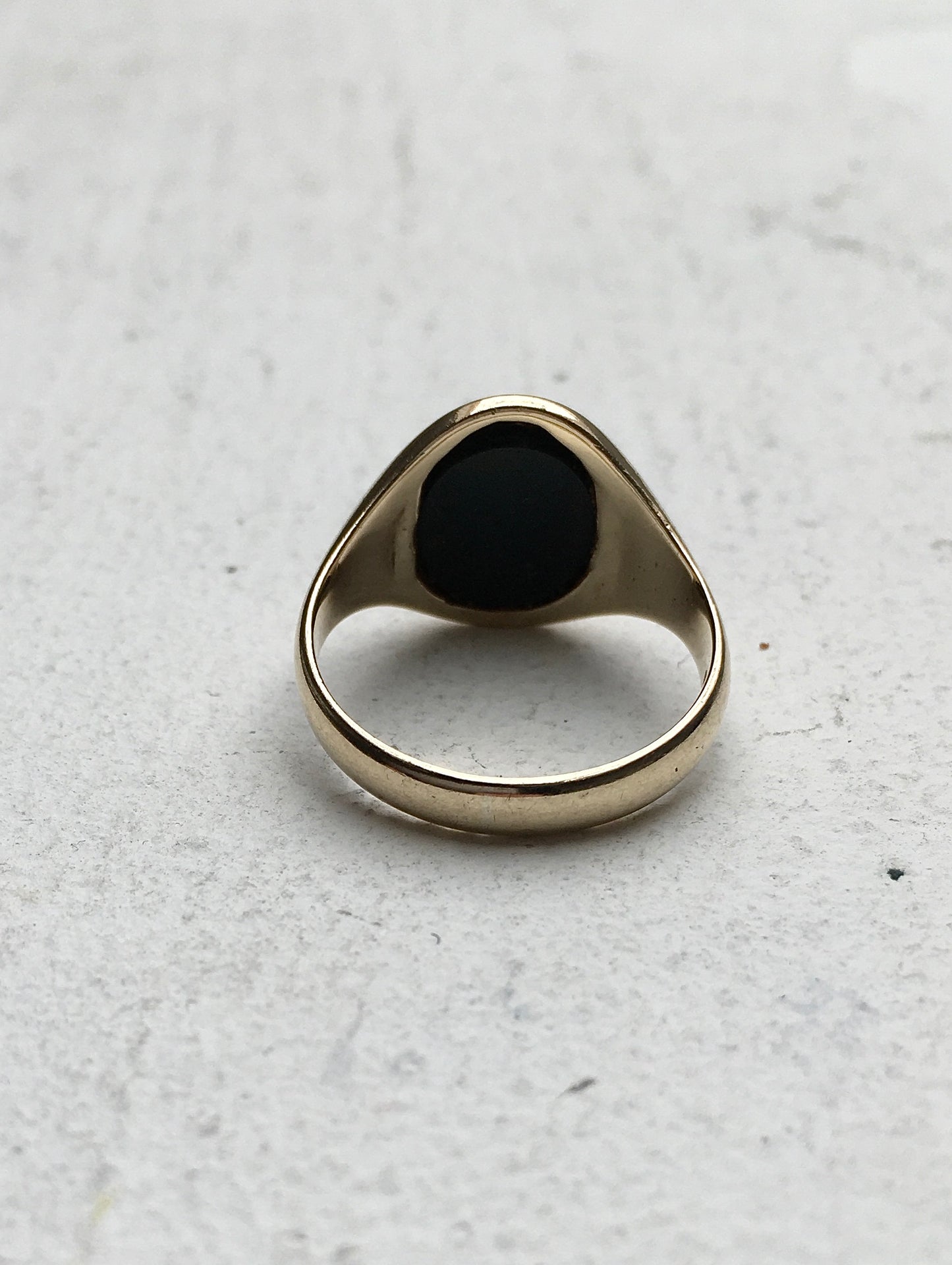 Vintage 1970s 9ct Gold Bloodstone Ring