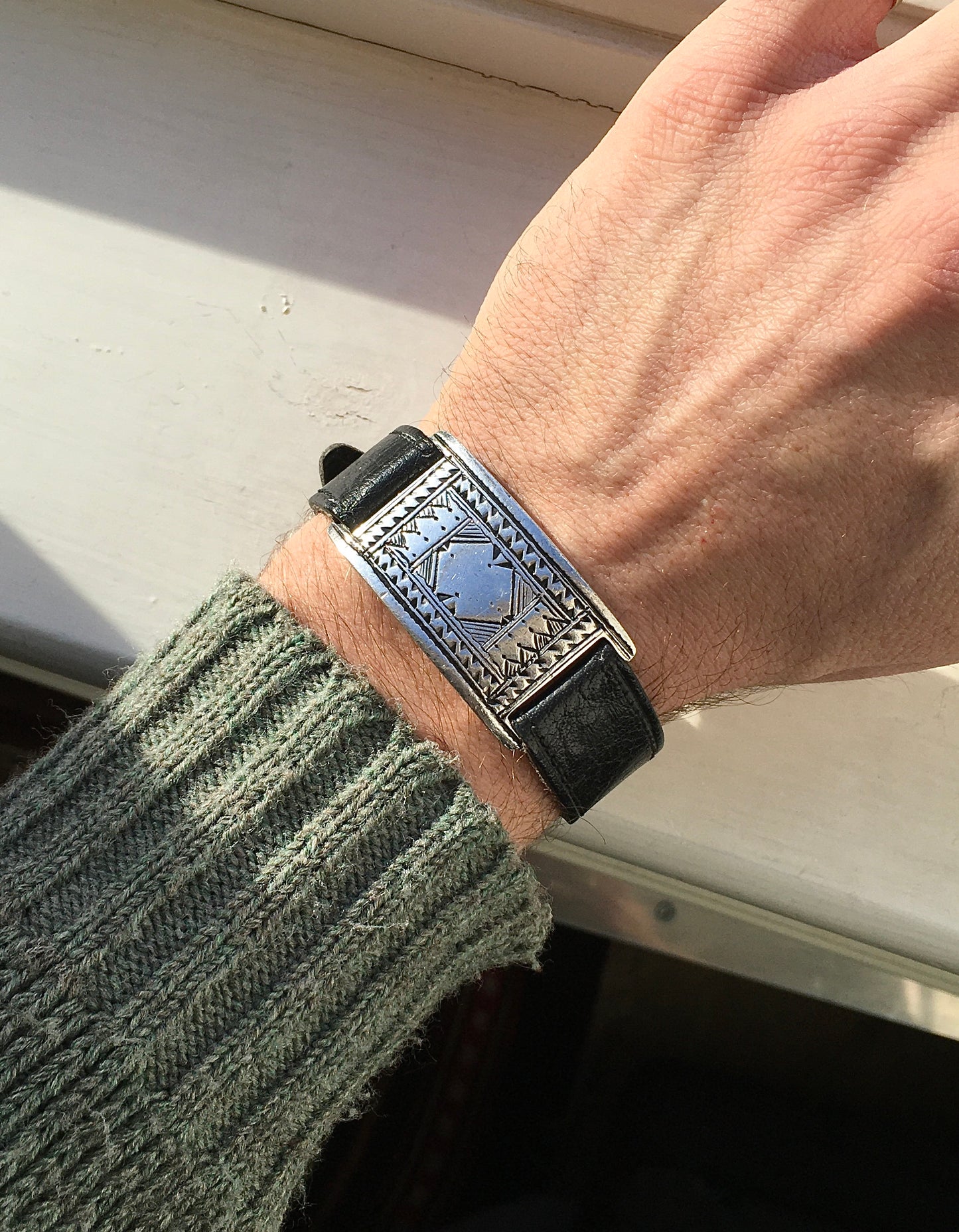 Vintage Sterling Silver ‘Touareg’ Hermès Bracelet