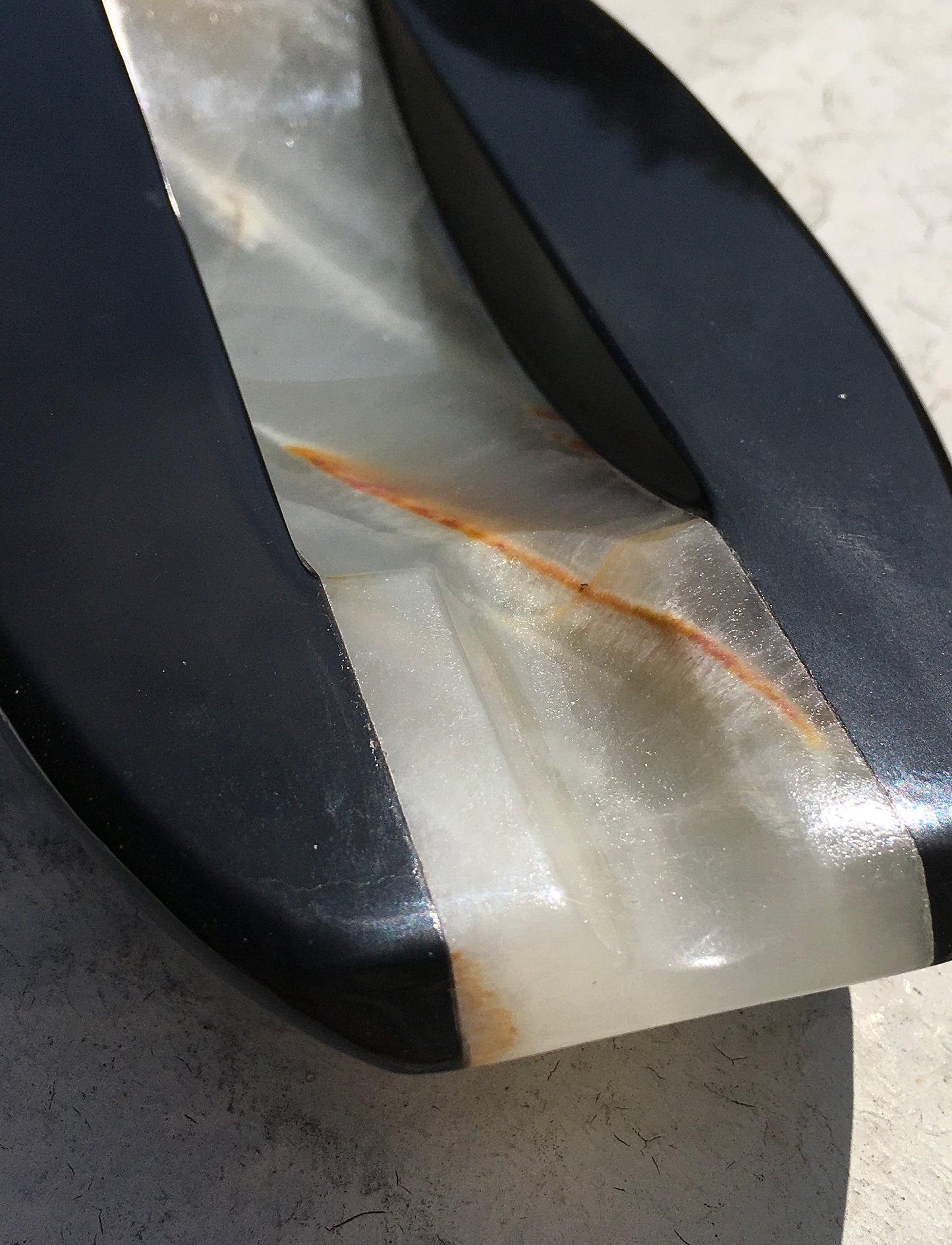 Agate & Onyx Cigar Ashtray