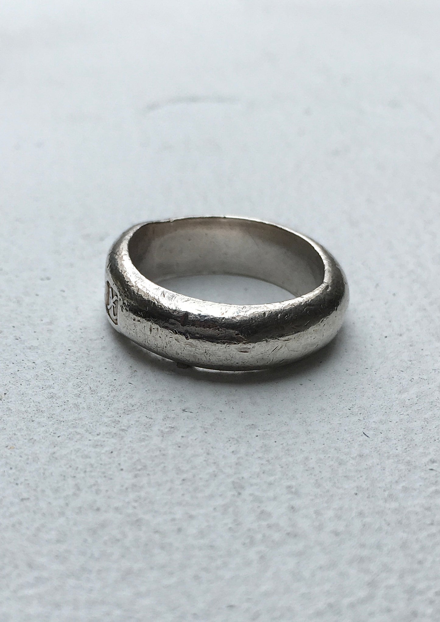 1990s Sterling Silver Hallmark Ring