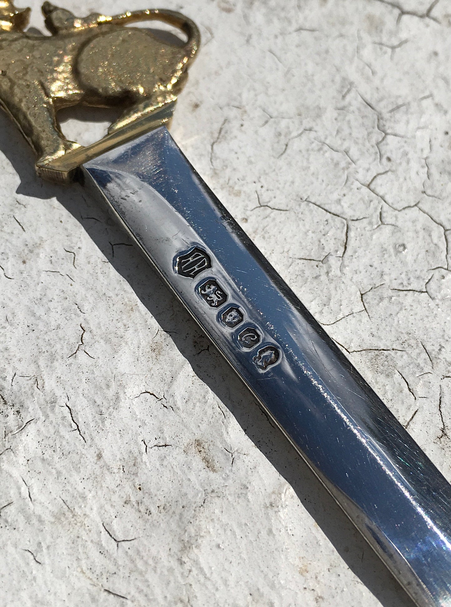 Vintage 1970s Sterling Silver Algernon Asprey Letter Opener