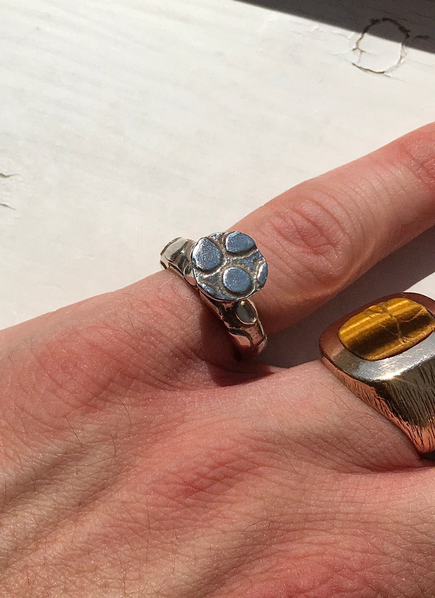 Vintage 1990s Sterling Silver Ring