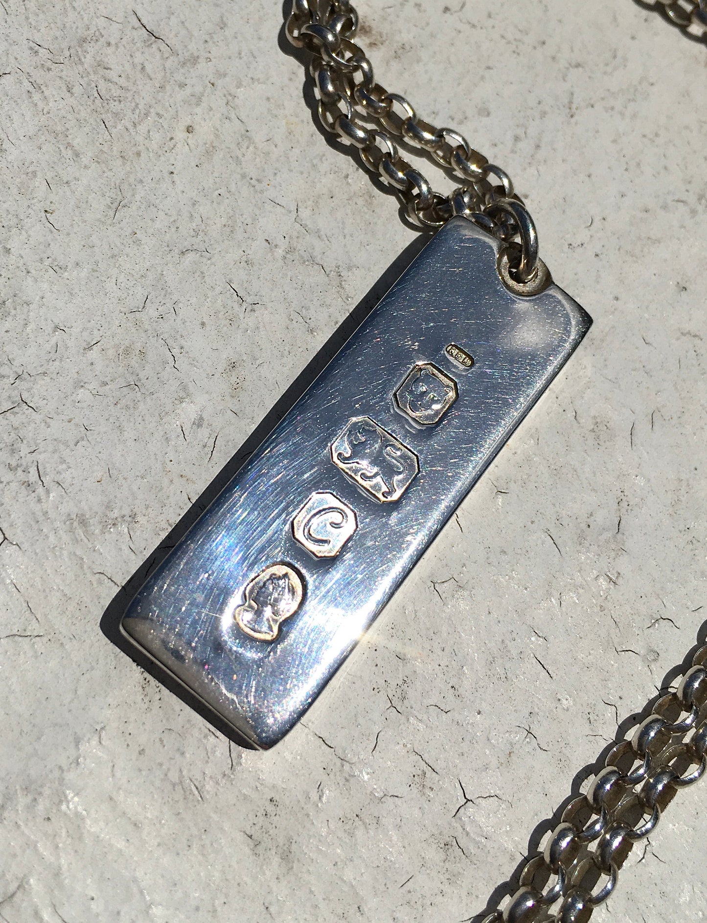Vintage 1970s Sterling Silver Ingot