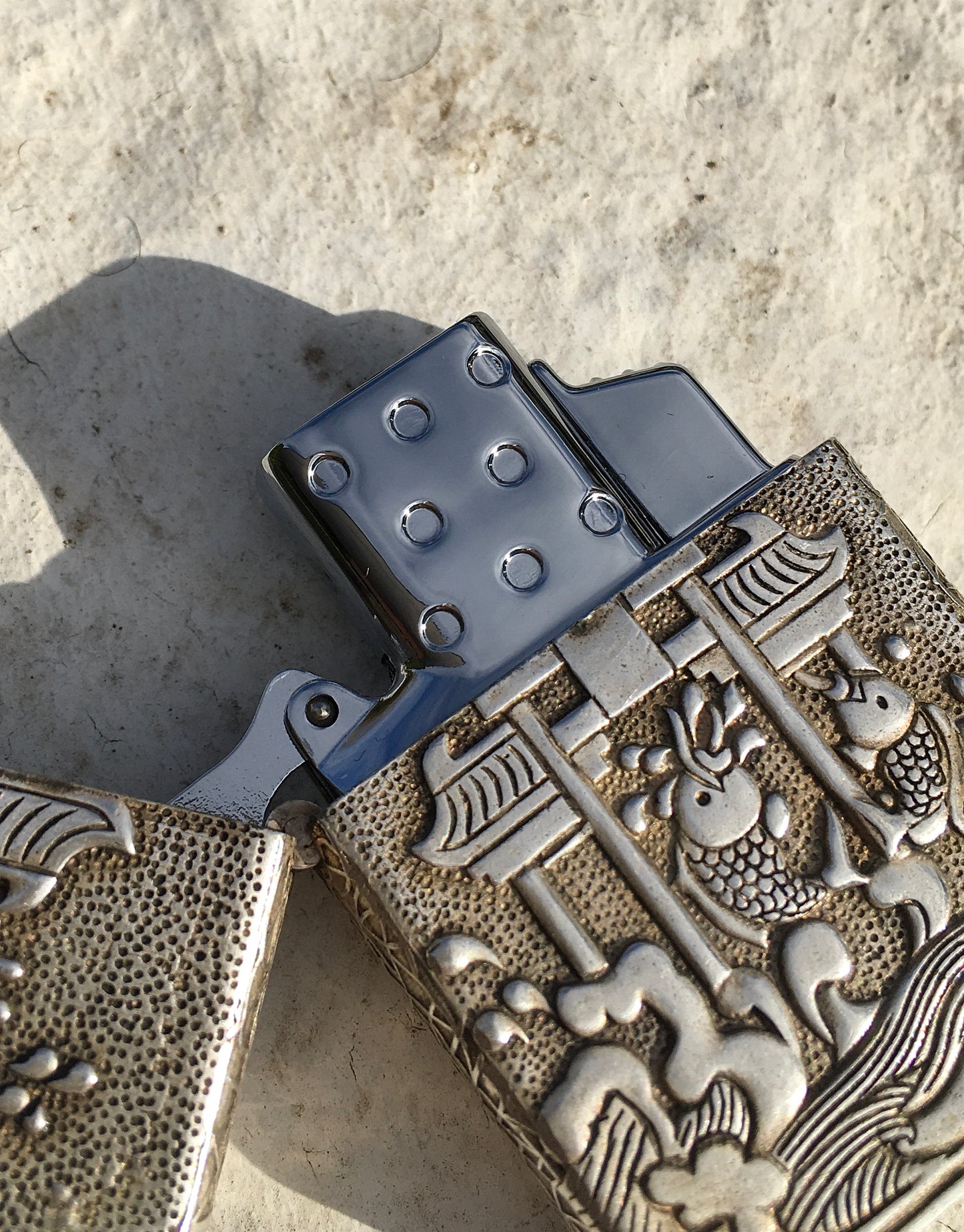 Vintage Solid Silver Lighter