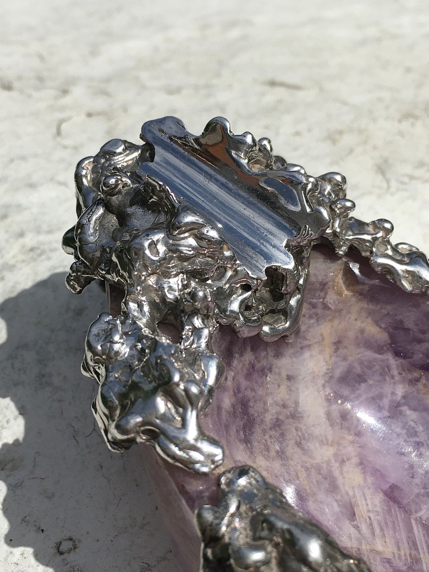 Vintage Amethyst Cigar Ashtray