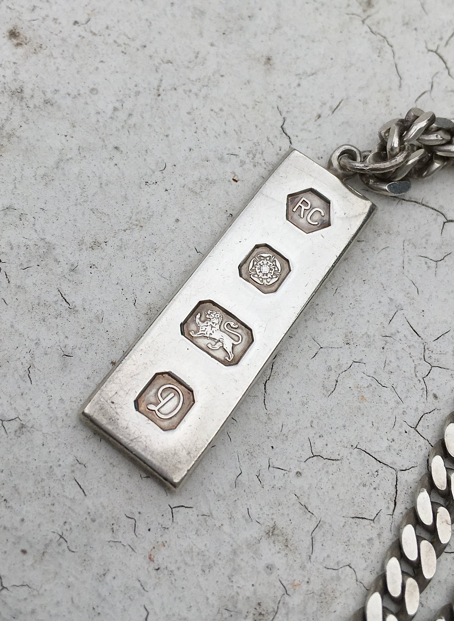 Vintage 1970s Sterling Silver Ingot