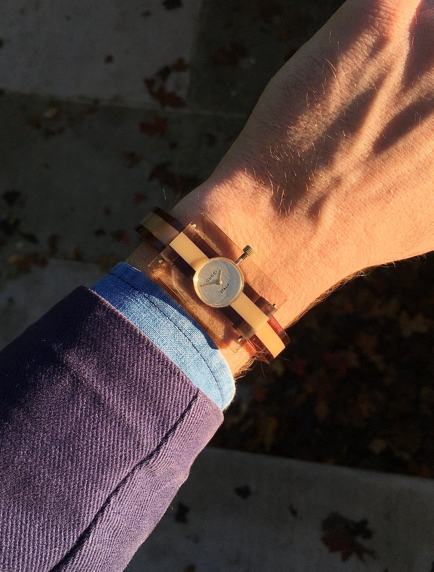 Vintage 1970s Lucite Gucci