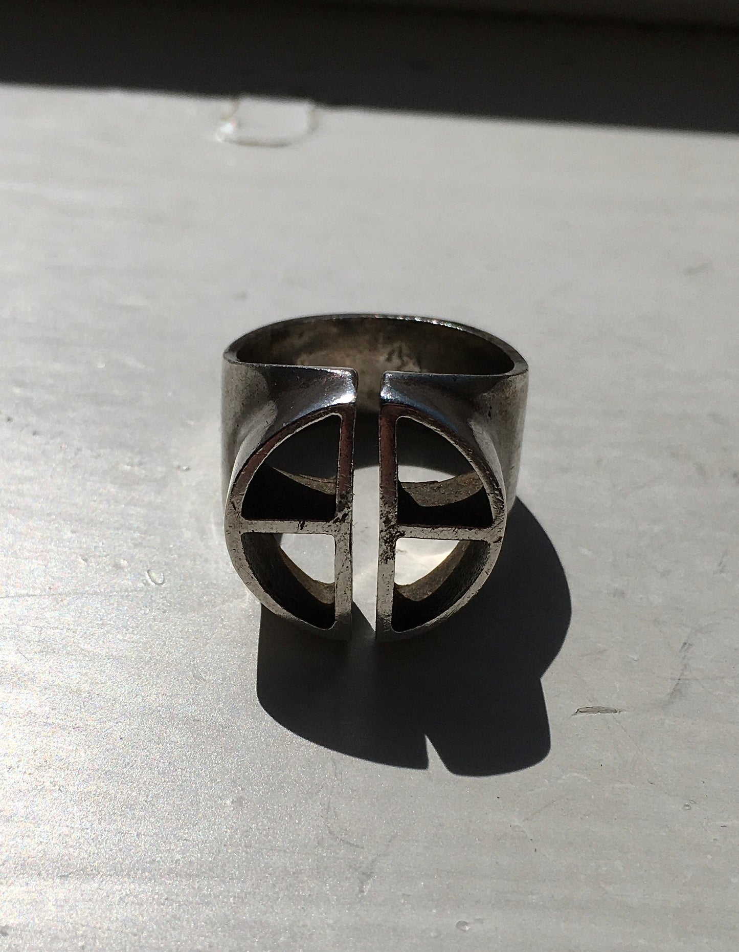 Vintage 1960s Sterling Silver Ring