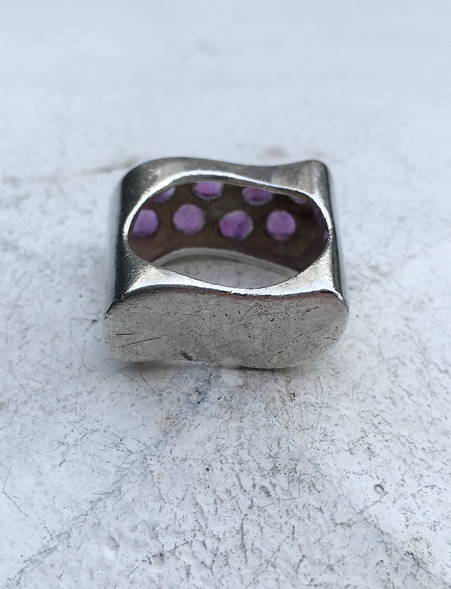 Sterling Silver x Amethyst Ring