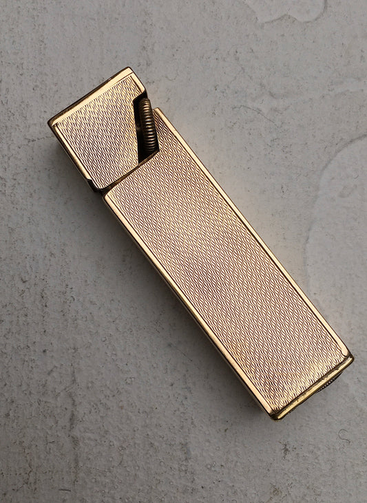 Vintage 1930s 9ct Gold Longfellow Lighter