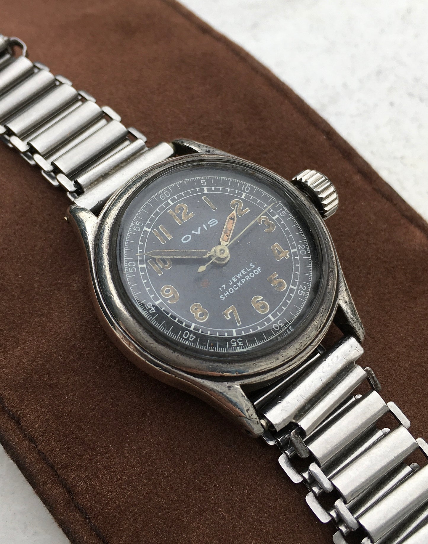 Vintage Sterling Silver Military Ovis