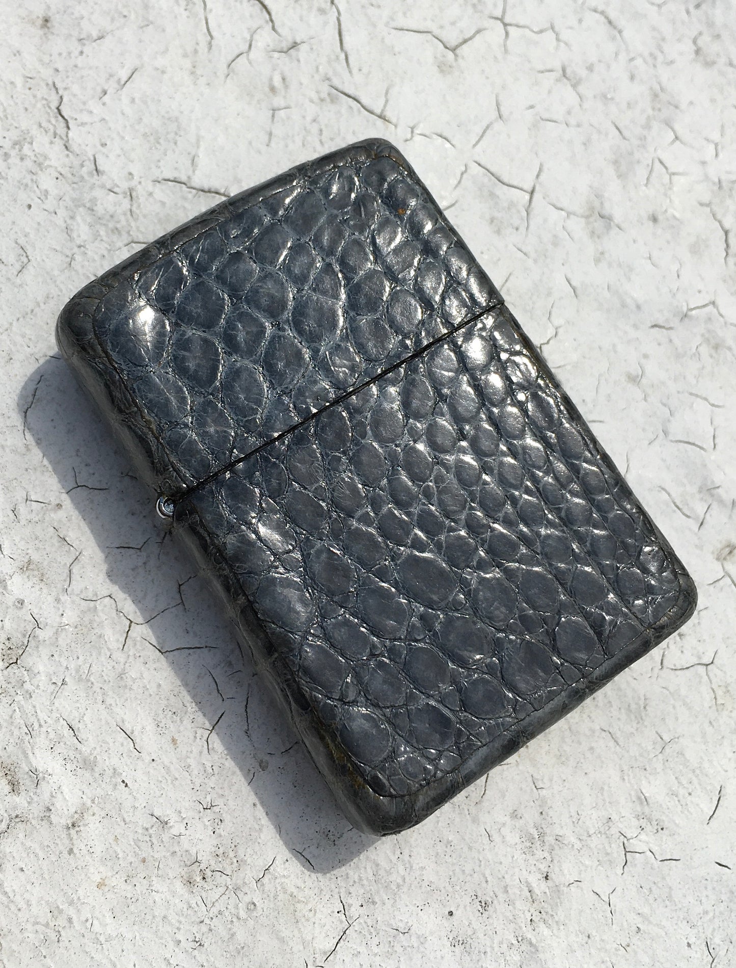 Vintage Alligator Leather Zippo