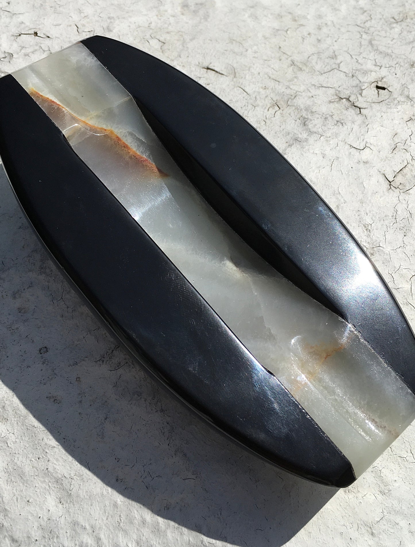 Agate & Onyx Cigar Ashtray