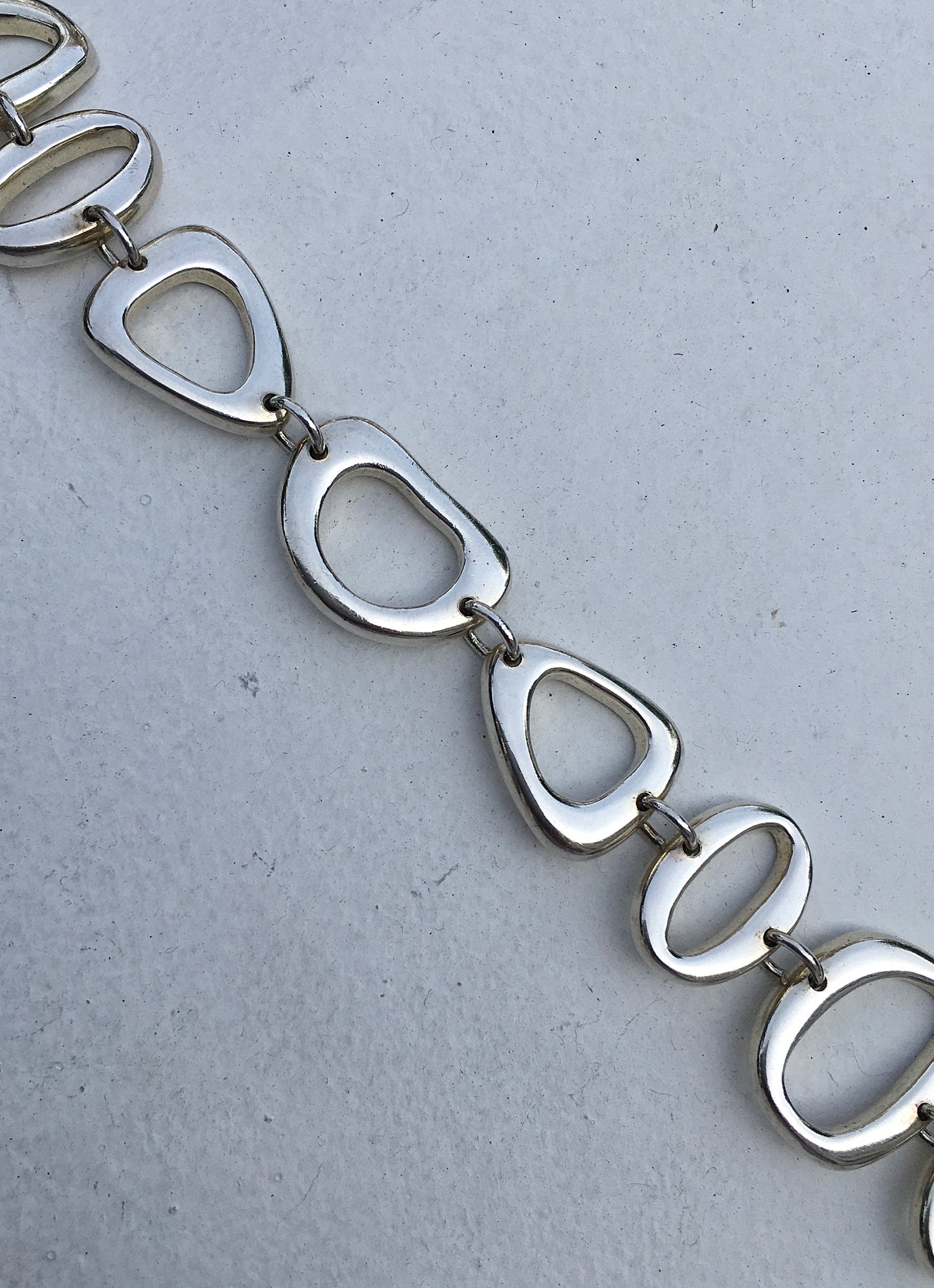 Sterling Silver Asymmetric Bracelet