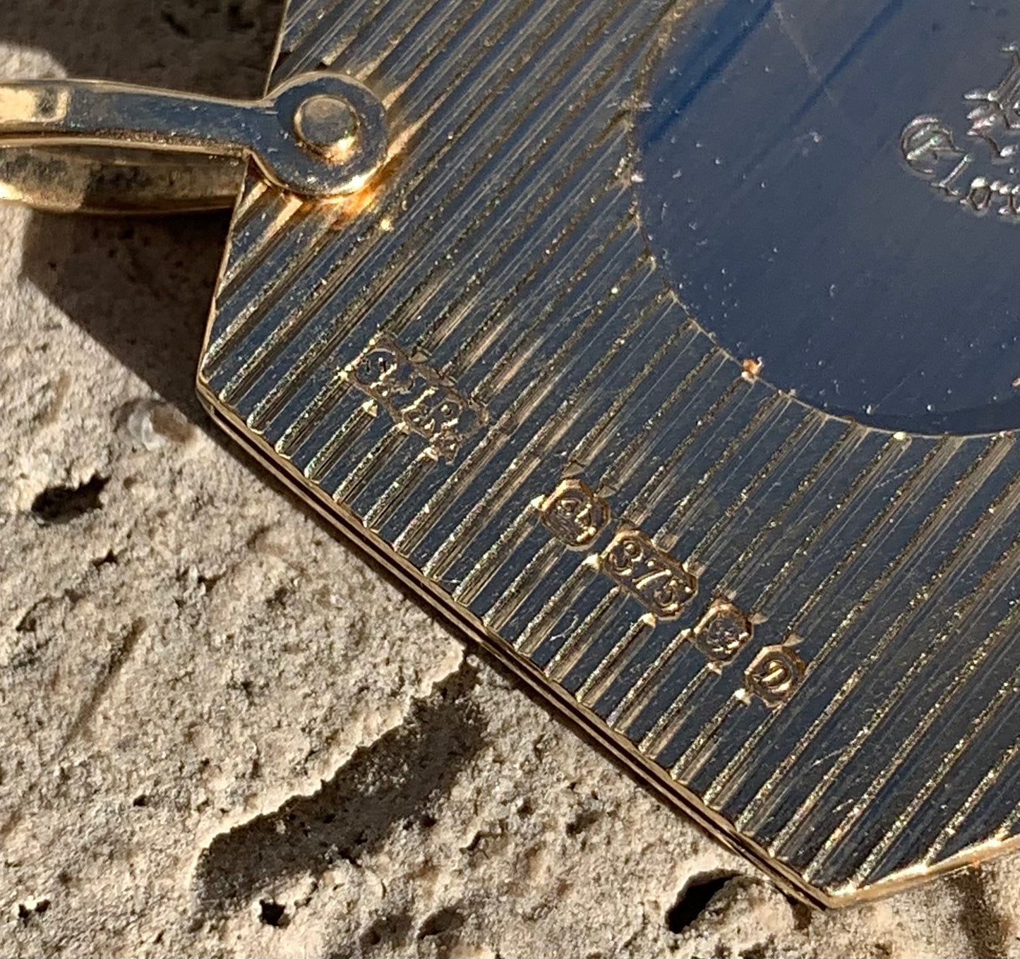 Vintage Solid 9K Gold Cigar Cutter