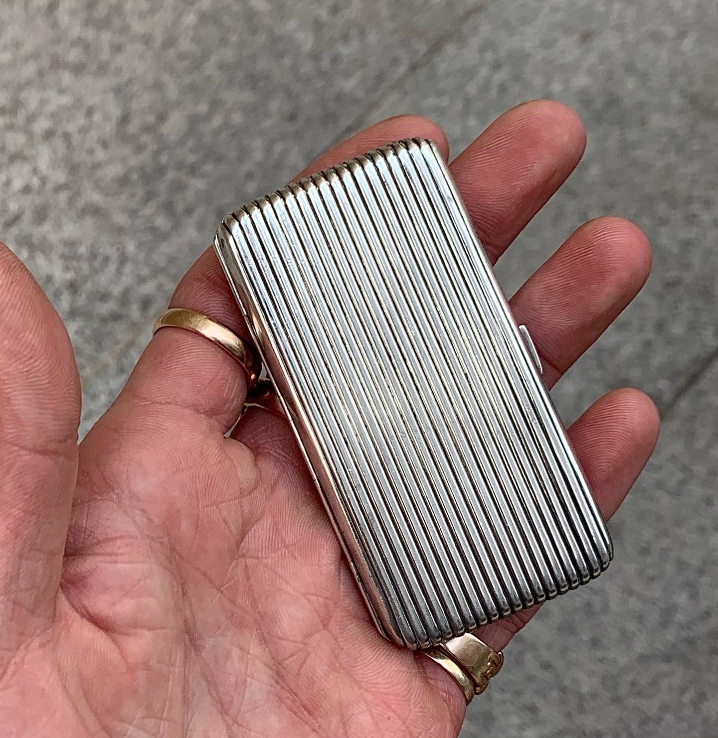 Victorian Sterling Silver Calling Card Case
